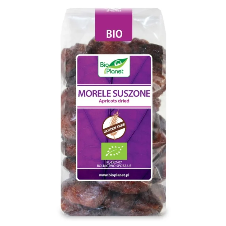 Morele suszone bezglutenowe BIO 400g Bio Planet
