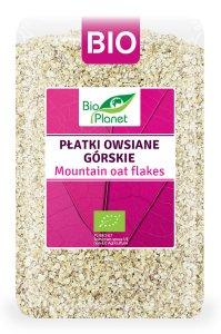 PŁATKI OWSIANE GÓRSKIE BIO 1 kg - Bio Planet