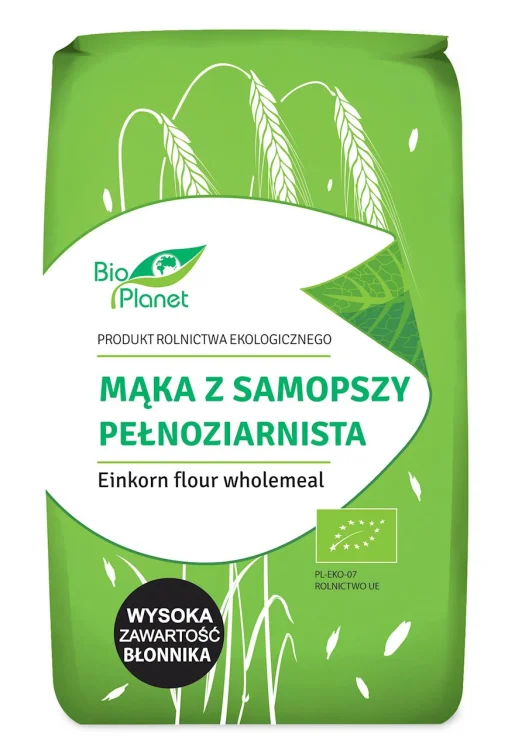 Bio Planet Mąka z samopszy pełnoziarnista BIO 500 g 5