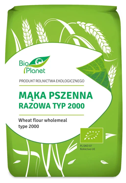 Bio Planet Maka pszenna razowa TYP 2000 BIO 1 kg 5