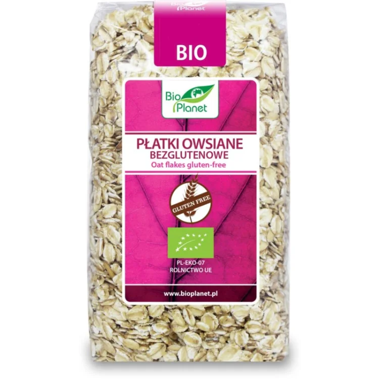 Płatki owsiane bezglutenowe BIO 300g Bio Planet