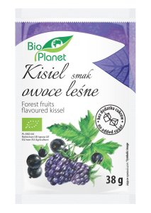 Kisiel  o smaku owoców leśnych z owocami jagodowymi BIO 38 g- BIO PLANET