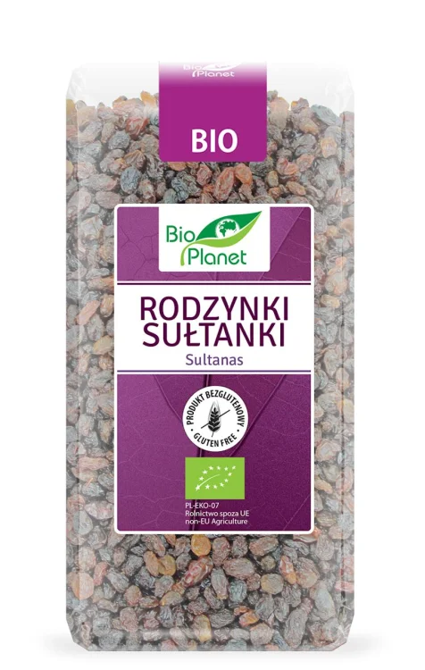 RODZYNKI SUŁTANKI BIO 400g - Bio Planet