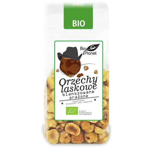 ORZECHY LASKOWE BLANSZOWANE PRAŻONE BIO 100 g Bio Planet