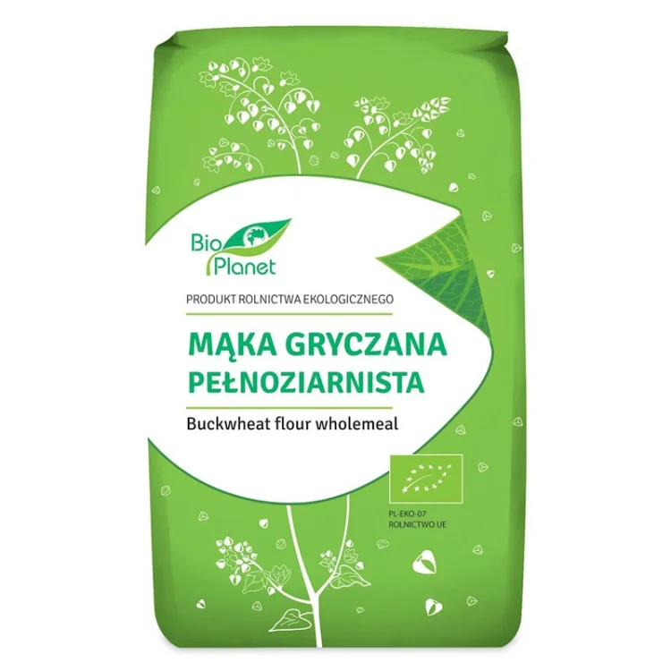 MĄKA GRYCZANA Pełnoziarnista Bio 500 g - Bio Planet