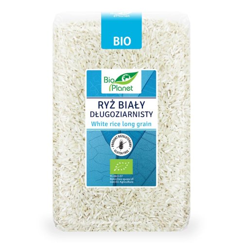 RYŻ BIAŁY długoziarnisty  Bio 1 kg - BIO PLANET