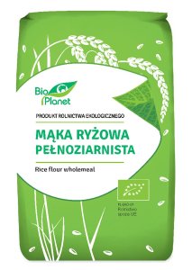 MĄKA RYŻOWA PEŁNOZIARNISTA BIO 500 g Bio Planet