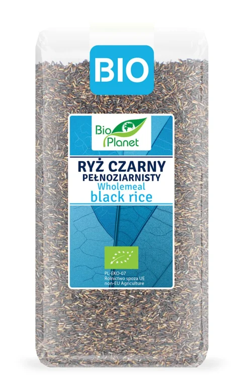 RYŻ CZARNY Pełnoziarnisty BIO 500 g - Bio Planet