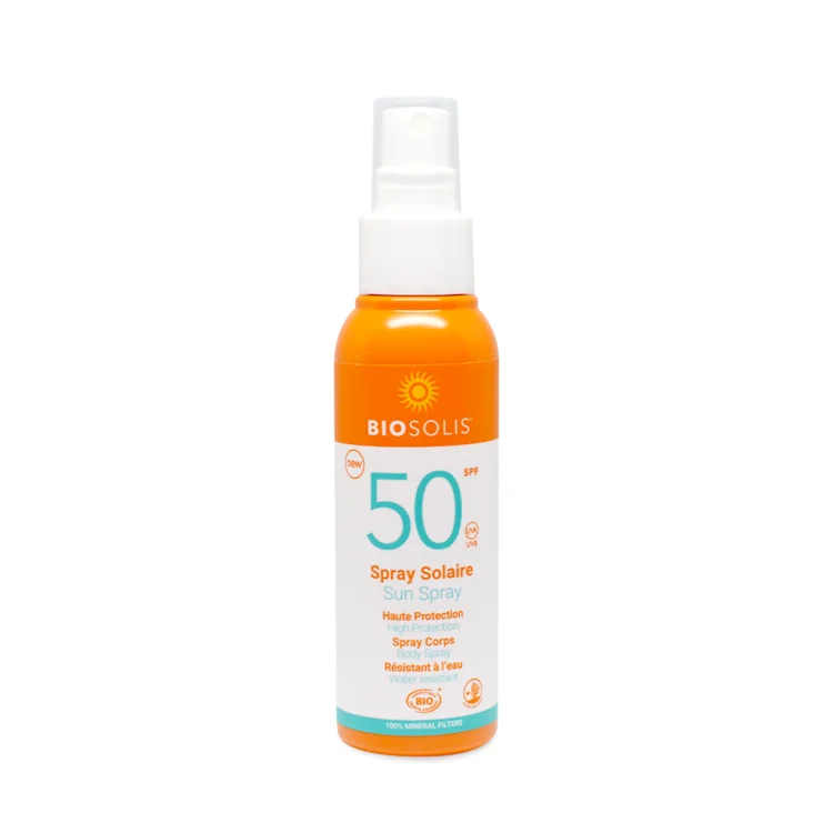 MLECZKO PRZECIWSŁONECZNE DO CIAŁA SPF 50+ w sprayu ECO 100 ml - BIOSOLIS