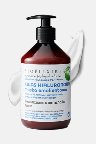 KWAS HIALURONOWY Maska emolientowa 500 ml Bioelixire