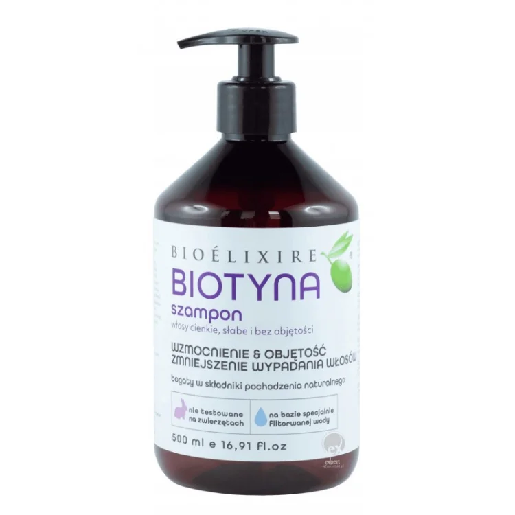 Biotyna Szampon wzmacniający 500 ml Bioelixire