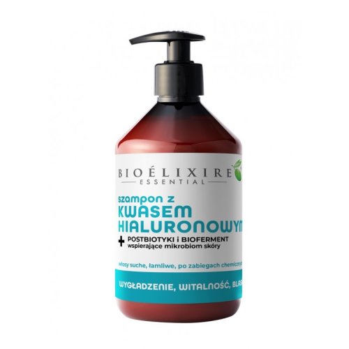 SZAMPON Z KWASEM HIALURONOWYM 500 ml Bioelixire