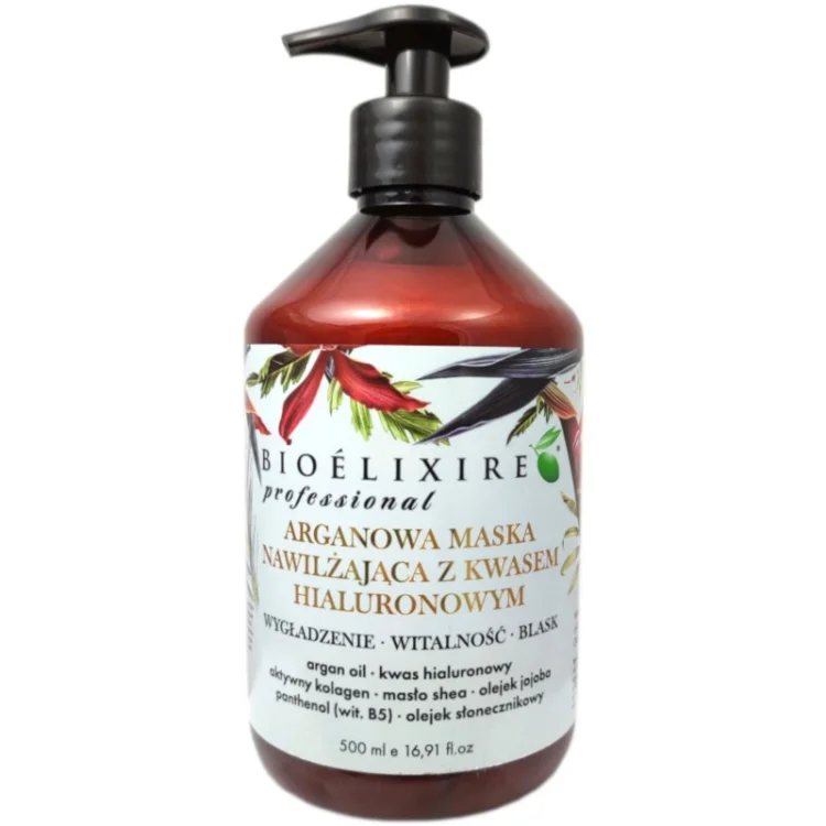 ARGANOWA MASKA z kwasem hialuronowym 500 ml Boelixire