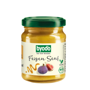 MUSZTARDA FIGOWA Bezglutenowa BIO 125 ml - Byodo