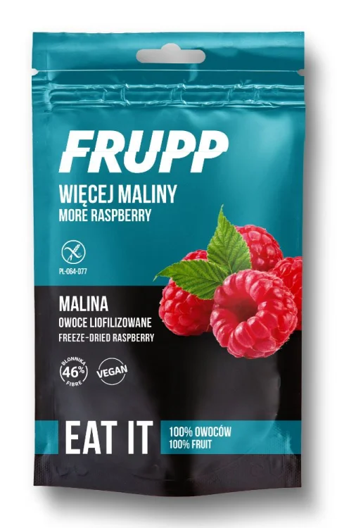 MALINY LIOFILIZOWANE bezglutenowe 15 g - Celiko
