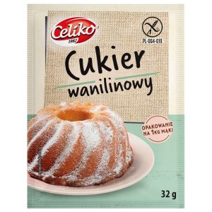 CUKIER WANILINOWY bezglutenowy 32 g - CELIKO