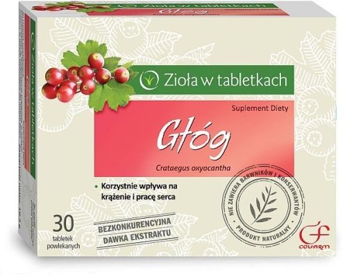 GŁÓG 30 tabl. Colfarm - wspiera krążenie i serce