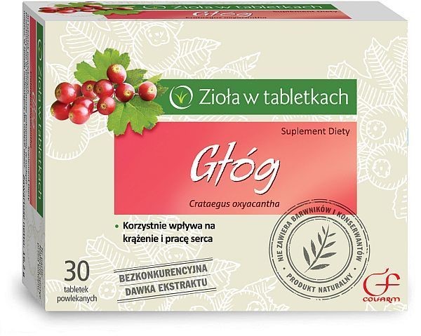 GŁÓG 30 tabl. Colfarm - wspiera krążenie i serce