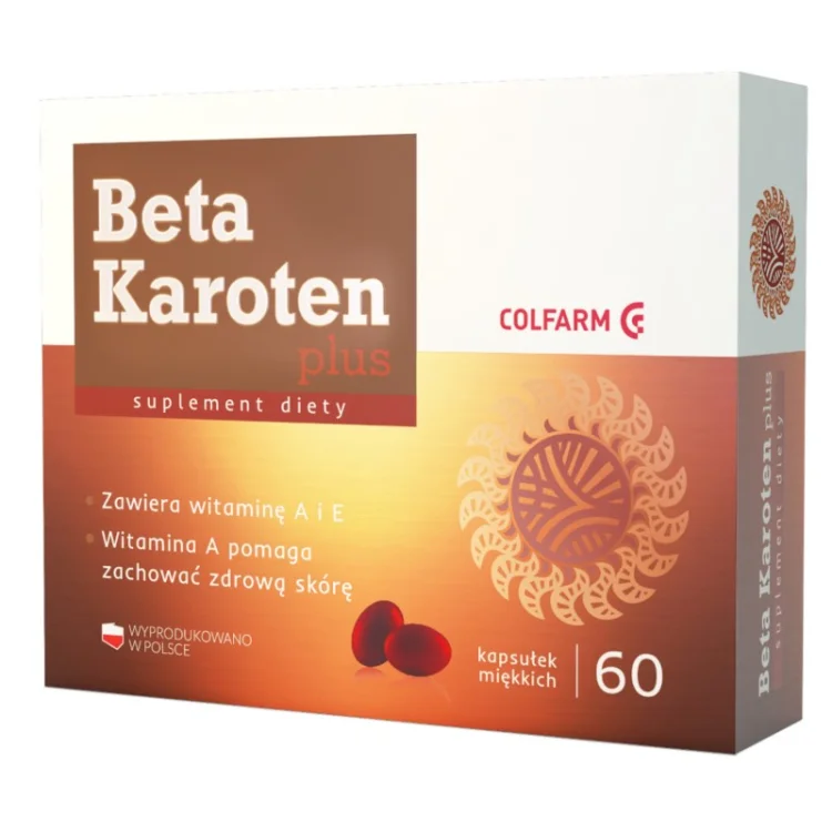 BETA KAROTEN PLUS 60 kaps. Colfarm