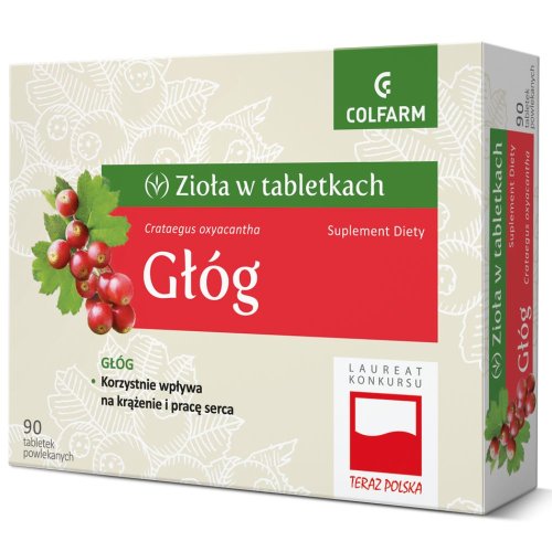 GŁÓG 90 tabletek Colfarm