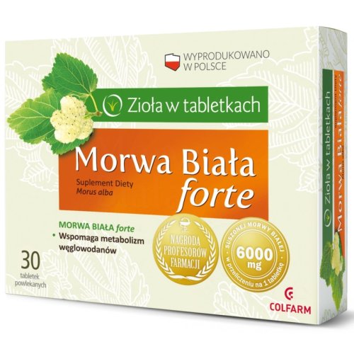 Colofarm Morwa Biała forte 30 tabl