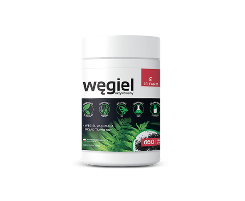 Węgiel aktywowany w proszku 100g Colfarm