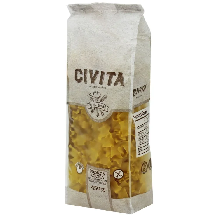MAKARON KUKURYDZIANY ŁAZANKI Bezglutenowy 450 g - Civita