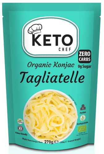 TAGLIATELLE Makaron konjac keto, bezglutenowy BIO 270g - Calorie Watchers