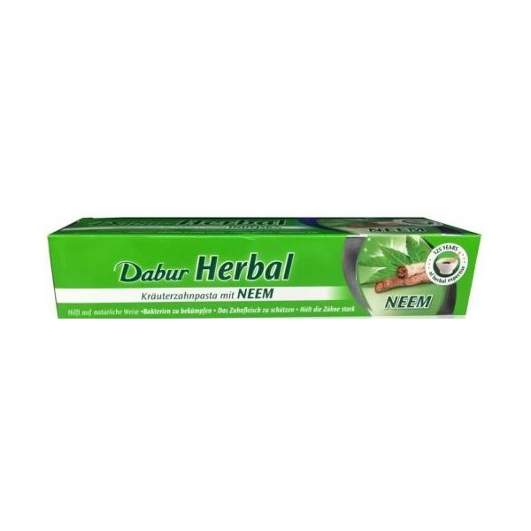 Herbal Pasta do zębów z NEEM 100ml/155g Dabur