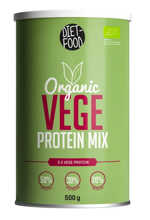 MIESZANKA BIAŁEK WEGAŃSKICH BIO 500 g - Mipama