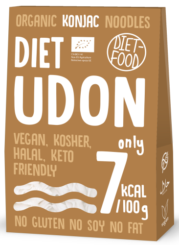 MAKARON KONJAC UDON Bezglutenowy BIO 385 g - Diet Food