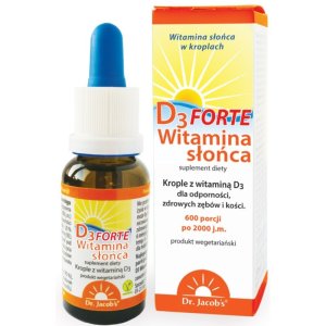Dr Jacob'S Witamina D3 Forte Witamina Słońca 20ml