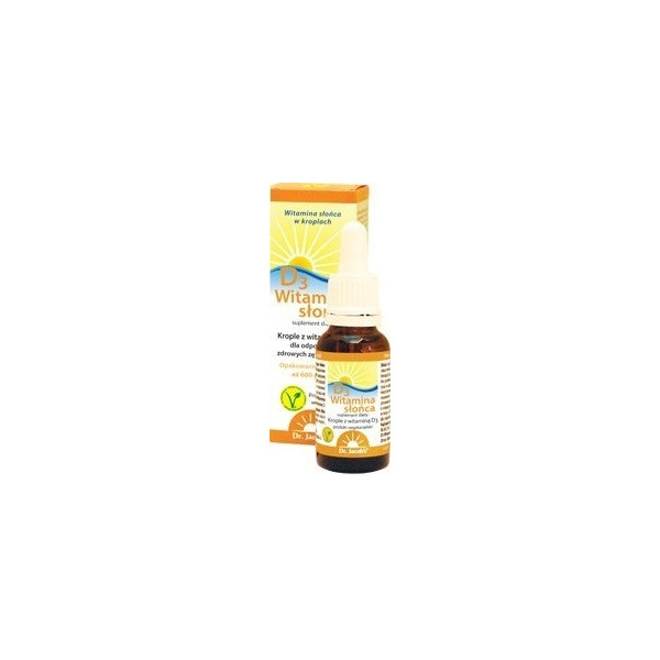 DR JACOB'S WITAMINA D3 WITAMINA SŁOŃCA 20ML