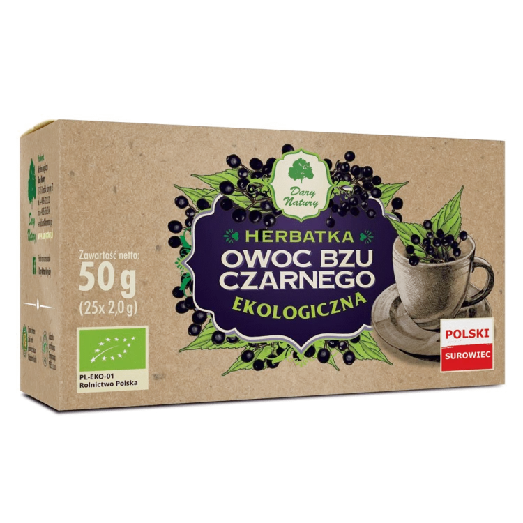 BEZ CZARNY OWOC 25 x 2g Dary Natury