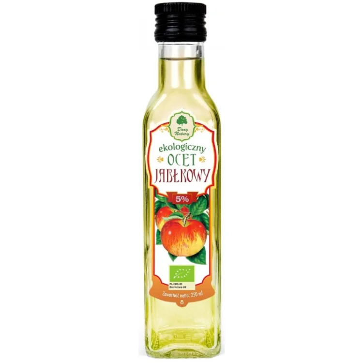 OCET JABŁKOWY 5% EKO 250ml Dary Natury