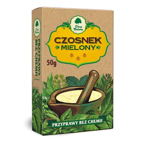 CZOSNEK MIELONY 50 g Dary Natury