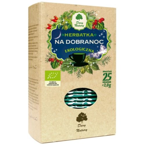 Herbatka NA DOBRANOC 25x2g eko Dary Natury