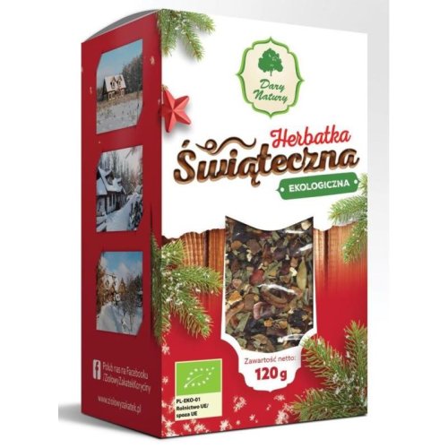HERBATKA ŚWIĄTECZNA EKO 120g Dary Natury