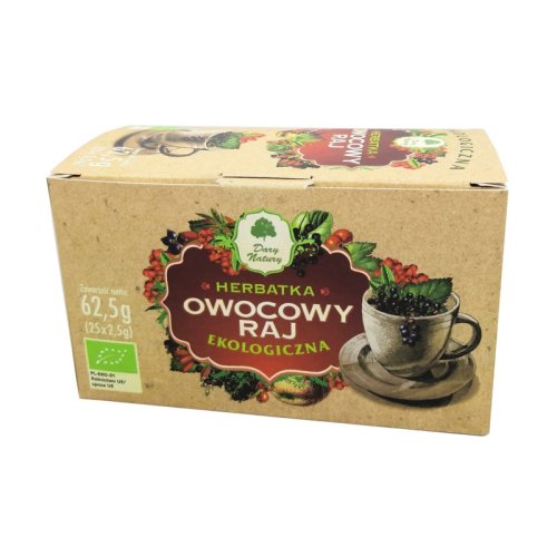 Herbatka OWOCOWY RAJ Eko 25x2,5g Dary Natury