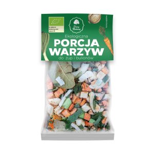PORCJA WARZYW do zup i bulionów EKO liofilizowane 25 g Dary Natury