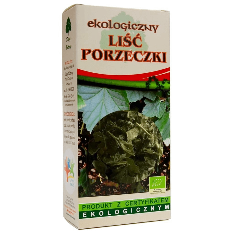 Liść PORZECZKI Eko 50 g Dary Natury