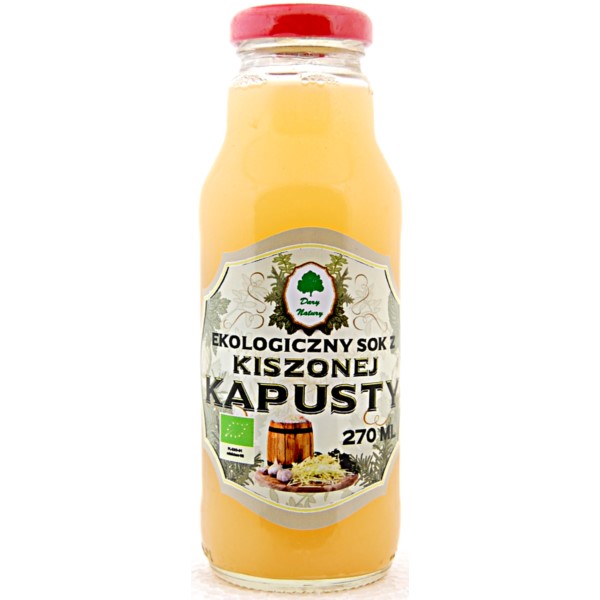 SOK Z KISZONEJ KAPUSTY EKO 270ml Dary Natury