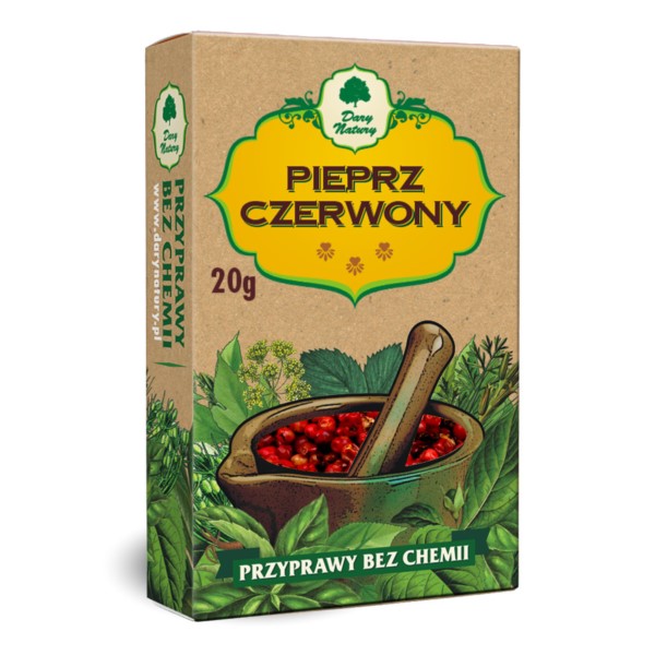 PIEPRZ CZERWONY 20g Dary Natury