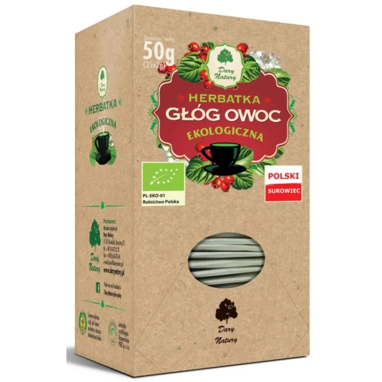 GŁÓG OWOC Eko 25 sasz. Dary Natury
