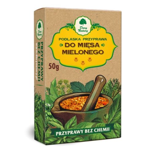 PRZYPRAWA DO MIĘSA MIELONEGO 50g Dary Natury