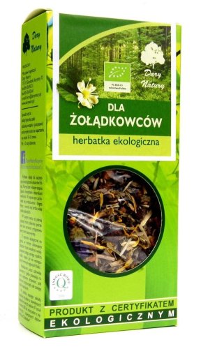 Herbata DLA ŻOŁĄDKOWCÓW Eko 50g Dary Natury