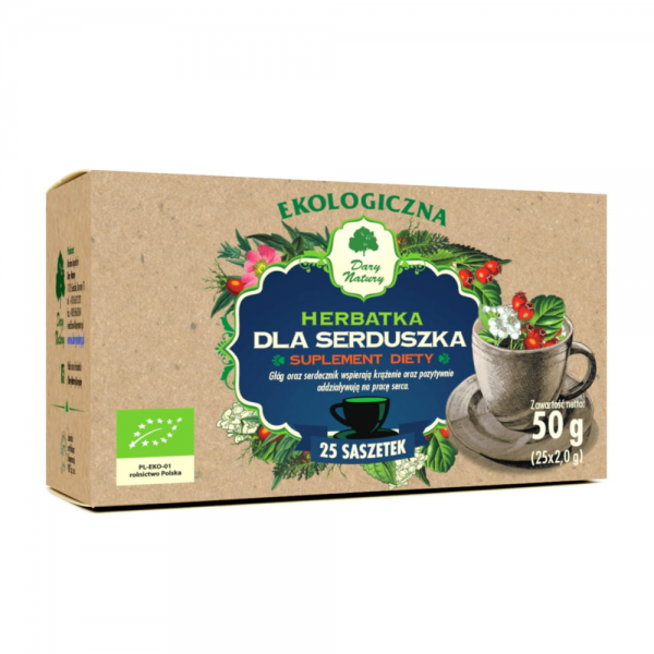 DLA SERDUSZKA Herbatka Eko 25 sasz. Dary Natury