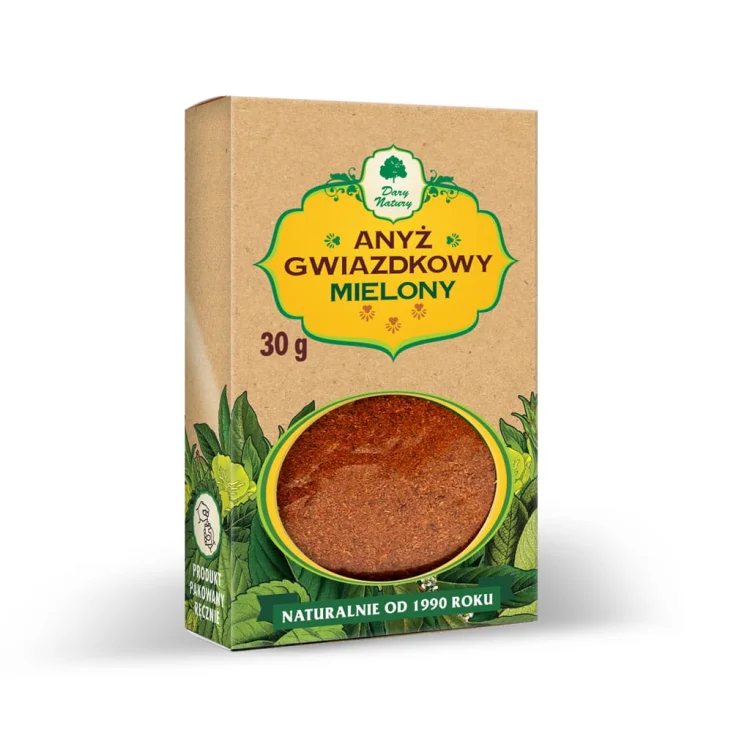 ANYŻ GWIAZDKOWY mielony 30 g Dary Natury