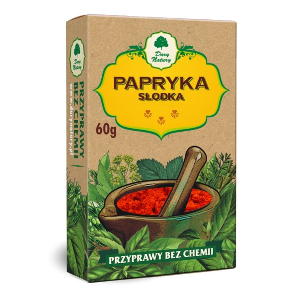 PAPRYKA SŁODKA 60g Dary Natury