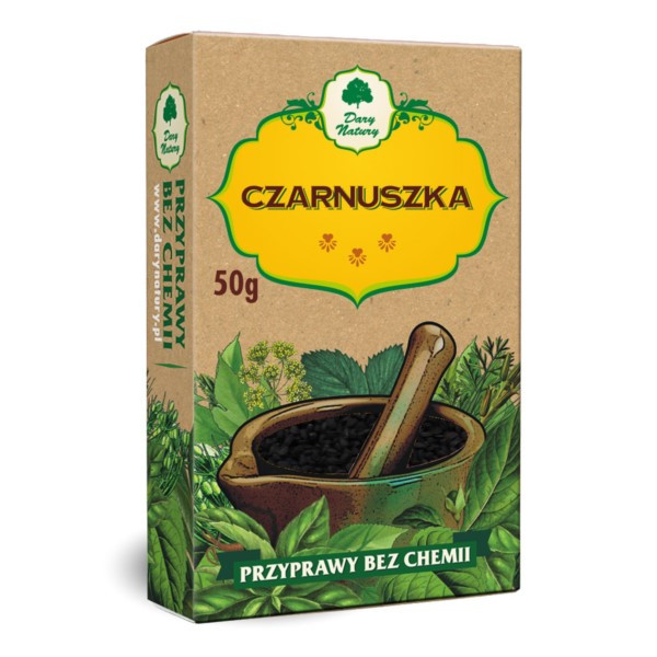 Ziarna Czarnuszki 50g Dary Natury